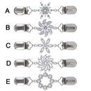Corsage Friends Gifts Anti Light Buckle Sweater Clip Collar Chain Lapel Pins
