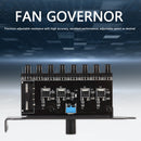 8 Channels Cooling Fan HUB 3Pin/4Pin Radiator Speed Controller for CPU PC Case