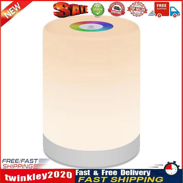 LED Touch Control Night Light Rechargeable Smart Bedside Dimmer Table Lamp Newly