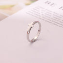 Classic Adjustable Cross Couple Ring Men Women Lover Wedding Open Rings Jewelry