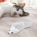 6pcs Cat Plush Toys Simulation Big Mouse Sounding Interactive Toys Pet Suppli
