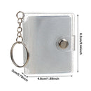 Chain Portable Jewelry Mini Photo Albums For Photos Cards Photos Holder 2 Inch