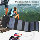 Travel Portable Phone Charger Folding Power Charger 70W Solar Panel USB