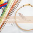 Cross Stitch Thread Organizer Board Embroidery Thread Row Line Coils Sewing Tool