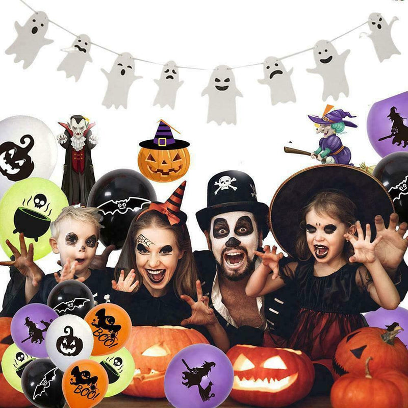 Cute Spooky Garland Home Decoration For Halloween Party T4Y5