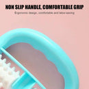 PVC Plastic Manual Body Roller Massager Dual Wheel Pain Relief Massage Tools