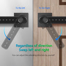 Smart Biometric Fingerprint Password TTLock APP Lever Handle Lock (Black) Newly