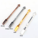 Creative Small Micro-tuning Thicken Metal Long Handle Scoop Stirring Spoons
