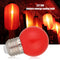 E27 0.5W SMD 2835 LED Bulb Garden Saving Energy Lantern Red Light (A Small)