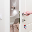 Snow Sports Diamond Painting Keychain DIY Crystal Drill Key Ring (YS016) Newly