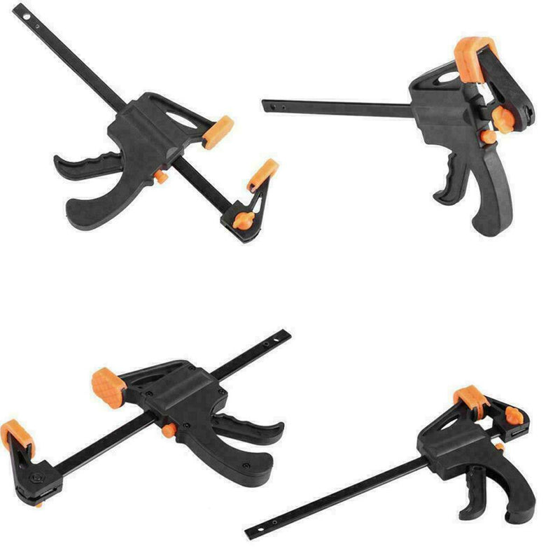 Quick Adjustable Woodworking Clip Quick Grip Squeeze 2Q6W Wood Clamp X0C8