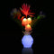 US Plug-in LED Night Lamp Flower Colorful Light Sensor Bedroom Home (LJ-1)