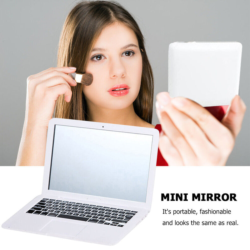 Portable Mini Computer Cosmetic Mirror Women Girls Gift Vanity Looking Glass