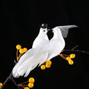 2pcs/set Artificial Foam Couple Birds DIY Wedding Decor Craft Photo Props Newly