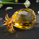Transparent Crystal Pineapple Figures Office Ornament DIY Art Gift Home Decor