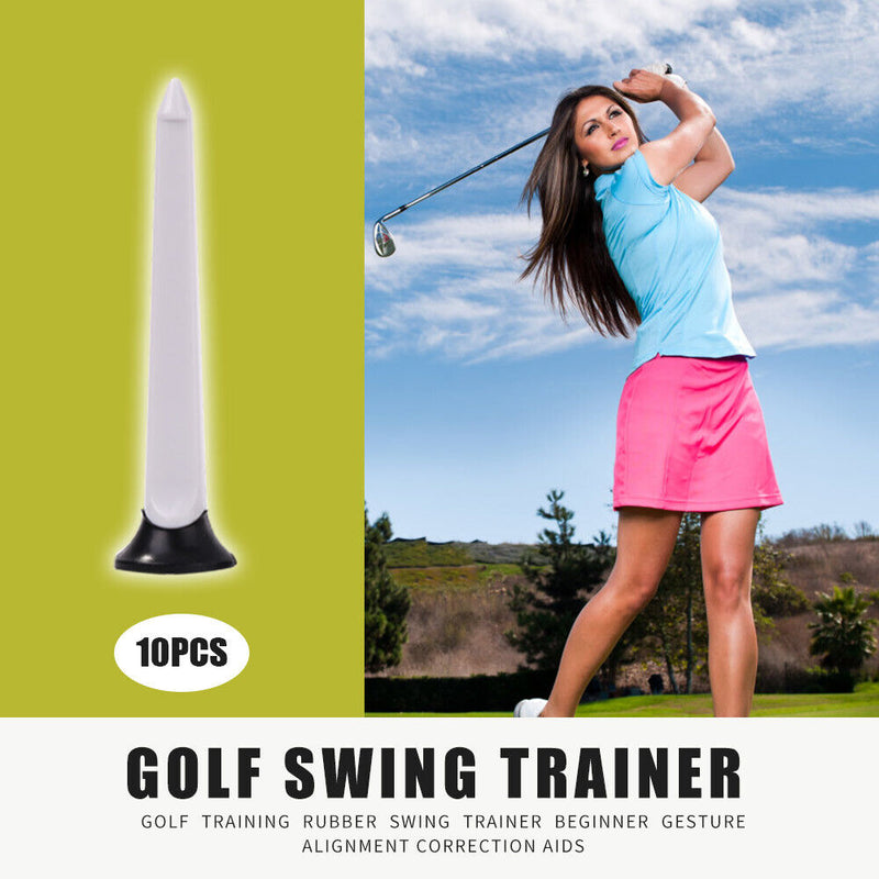 10x Golf Ball Holder Rubber Cushion Tee Plastic Golf Tees Training Practice