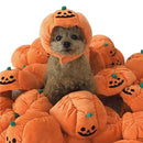 Adjustable Soft Halloween Pet Cat Pumpkin Headdress Cute Dog Decorative Wig Hat