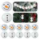 Loose Garland DIY Decor Christmas Wooden Bead Craft Snowman Wooden Bead Winter