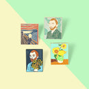 Accessories Costume Jewelry Van Gogh Kwai Pin Van Gogh Brooch Enamel Badge
