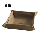 Waterproof Foldable Storage Box Outdoor Camping Sundries Organizer Tray (L)