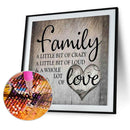 5D DIY Full Drill Diamond Painting Family Cross Stitch Embroidery Craft Rhi