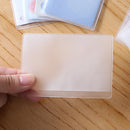100pcs PVC Card Sleeve ID Badge Case Bank Credit Cards Holder Protector