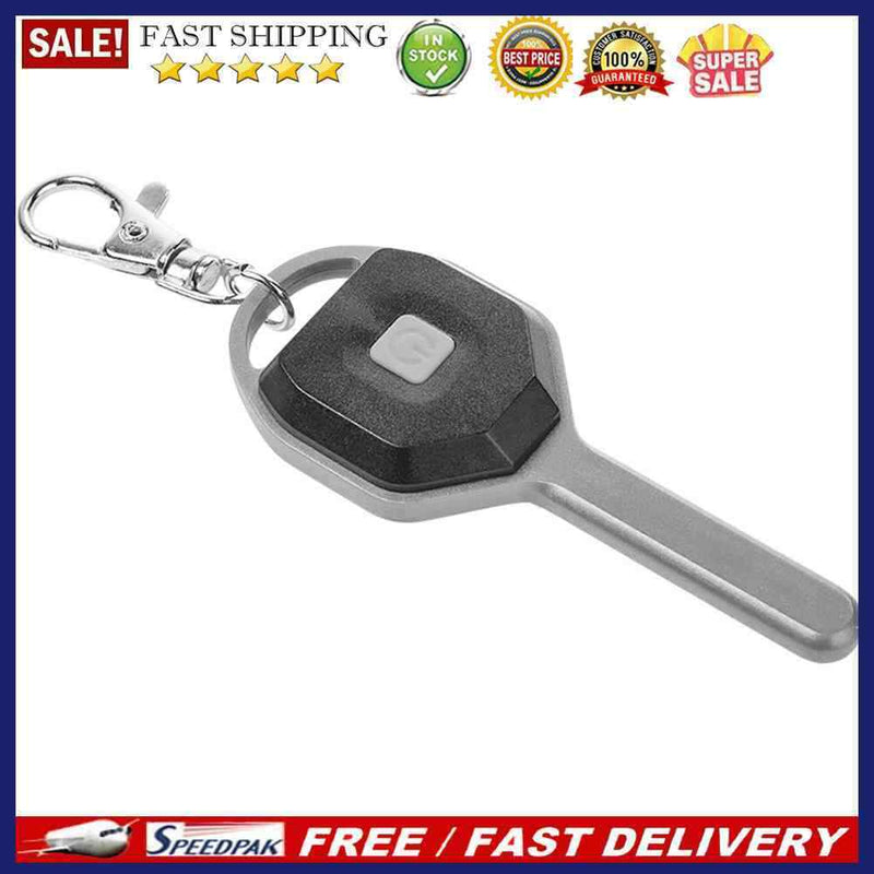 Mini LED Flashlight Portable Key Shaped Emergency Camping Hiking Keychain Tor