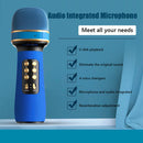WS-898 Karaoke Bluetooth-Compatible Microphone Wireless Sing Mic Kit (Blue)