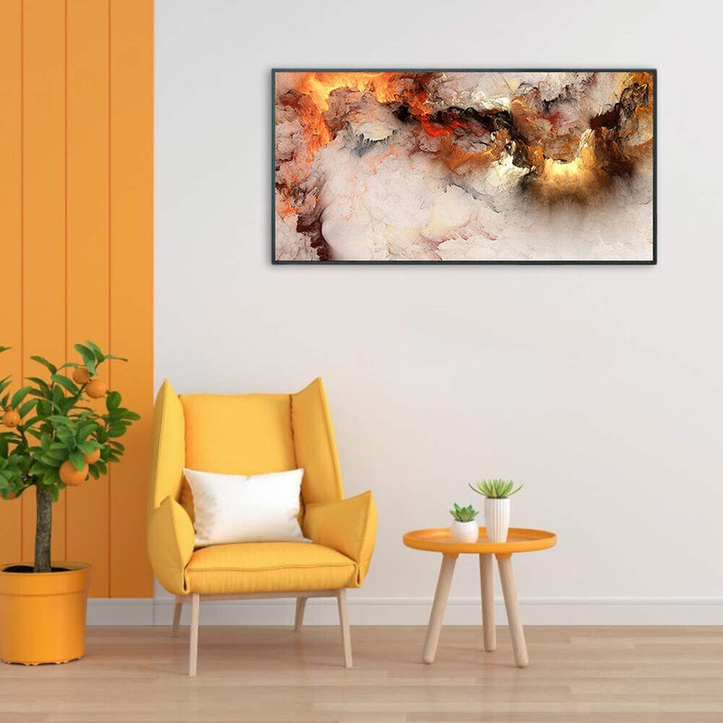 Frameless Colorful Clouds Oil Paint By Number Kit DIY Handmade Drawing On C