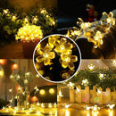 10 LED Cherry Blossom Fairy Light String for Wedding Decor (Warm Light 2m)