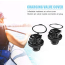 2x Safety Air Valve Nozzle Caps for Inflatable Boat Kayak Raft Mattress Air