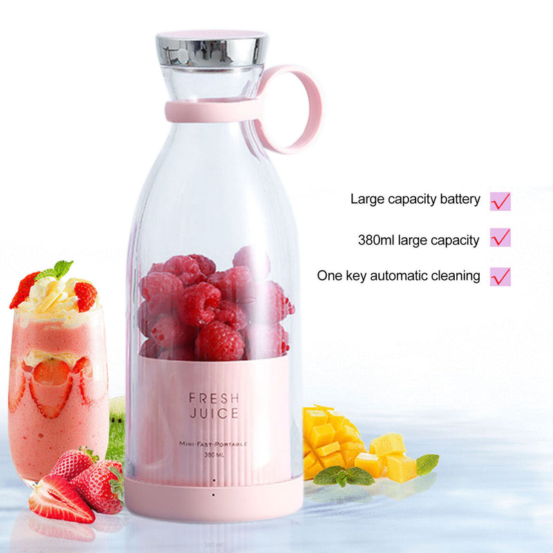 Portable Blender - Stainless Steel Personal Size Blender with Silicone Hand
