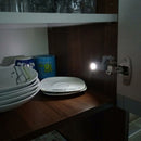 LED Inner Hinge Lamp Under Cabinet Kitchen Bedroom Bedside Light (White) Newly