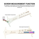 3 in 1 Mountain Bicycle Chains Measuring Rulers Chain Caliper Checker Indicat