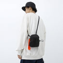 Unisex Nylon Crossbody Bag Street Hip Hop Shoulder Small Pack Mobile Phone Pouch
