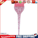 Hair Dye Brush Hair Coloring Applicator Comb Hair Styling Salon Tool (Pink)