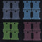 110pcs Wrap Plate Board Thread Coil Embroidery Craft Kit for Craft H