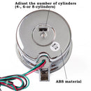 Universal Auto Car Tachometer Tacho Gauge 0~8000 RPM Meter 7 Colors Adjustable