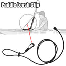 Black Tether Holder Lanyard Leash Clip Safety Fishing Rod Canoe Kayak Paddle