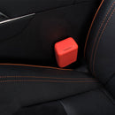 Auto Car Seat Belt Buckle Holder Protective Covers Anti-Scratch Case (Red)