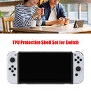 TPU Transparent Shell Protective Cover Screen Protector for Switch OLED Newly
