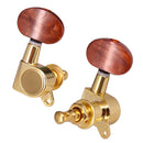 6pcs Guitar Tuning Pegs Enclosed Locking Closed Knob Machine Heads Tuners