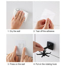 360 Degrees Rotating Hook Holder Bathroom Organizar Storage Hanger (Black) Newly