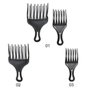 Hairdressing Fork Comb Afro-comb Smooth Hair Styling Tools Hairbrush (B)
