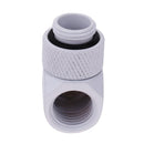 G1/4 Thread 90 Degree Fitting Adapter Rotary Water Cooled Connector(White) Newly
