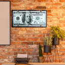 Retro 100 Dollars Metal Plate Painting for Bar Pub Tin Plaques Wall Sign