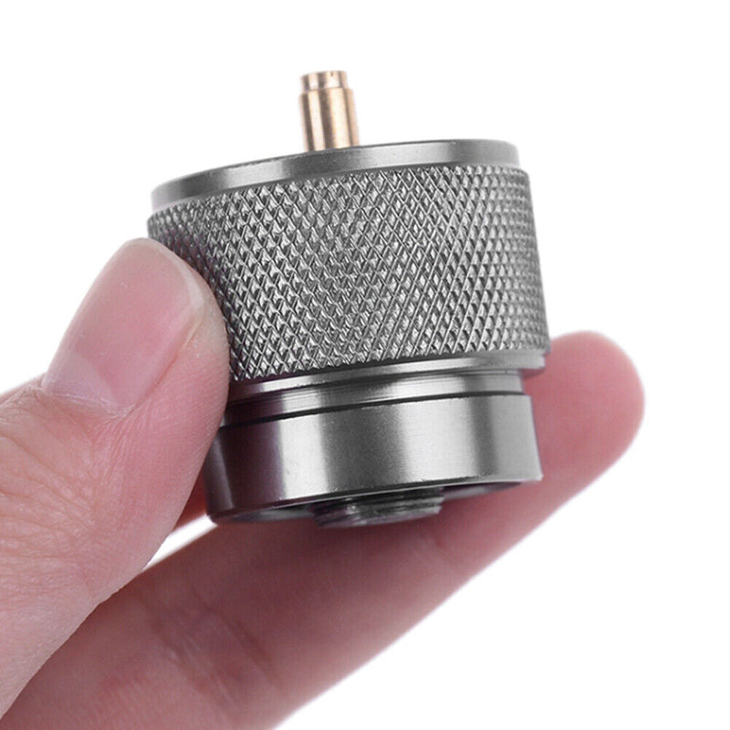 Gas Stove Canister Furnace Head Adaptor Outdoor Camping Propane Tank Adapte