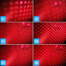 Foot USB LED Projection Car Atmosphere Light Auto Interior Light Starry Sky