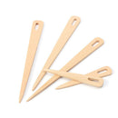 5pcs Crafts Tapestry DIY Wooden Big Eye Needle Needlework Yarn Knitting Sewing