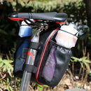 WHEEL UP Bicycle Saddle Bag with Double Water Bottle Pouch Seat Bag (Red) Newly
